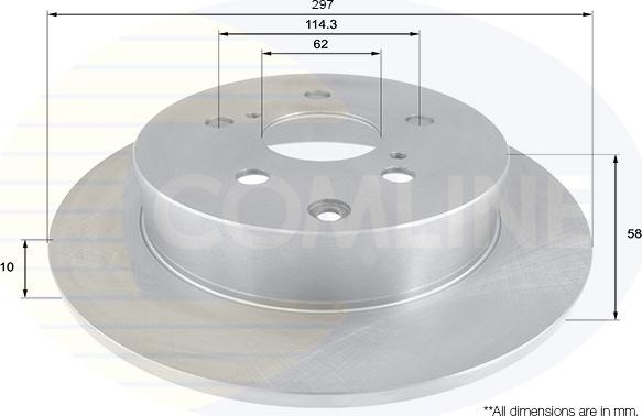 Comline ADC01153 - Kočioni disk www.molydon.hr