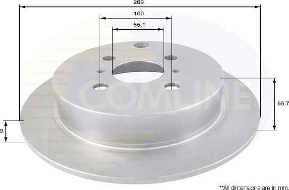 Comline ADC01104 - Kočioni disk www.molydon.hr