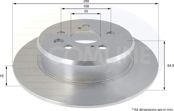 Comline ADC01101 - Kočioni disk www.molydon.hr