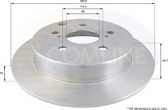 Comline ADC01135 - Kočioni disk www.molydon.hr