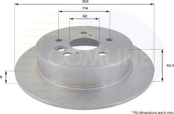 Comline ADC01121 - Kočioni disk www.molydon.hr