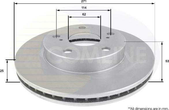 Comline ADC0139V - Kočioni disk www.molydon.hr