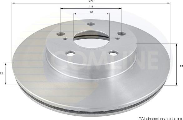 Comline ADC0170V - Kočioni disk www.molydon.hr