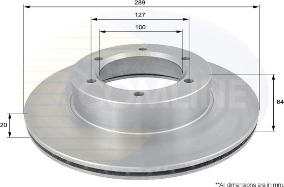 Comline ADC0173V - Kočioni disk www.molydon.hr