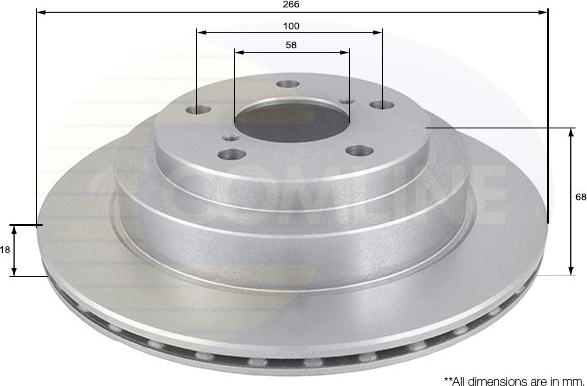 Comline ADC0810V - Kočioni disk www.molydon.hr