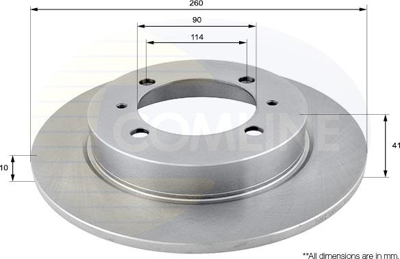 Comline ADC0355 - Kočioni disk www.molydon.hr