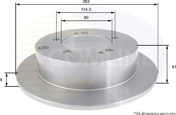 Comline ADC0368 - Kočioni disk www.molydon.hr