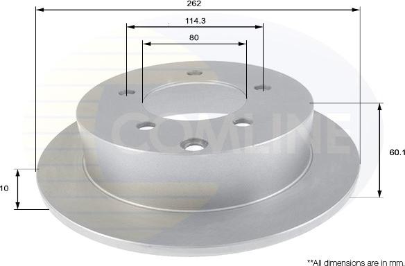 Comline ADC0382 - Kočioni disk www.molydon.hr