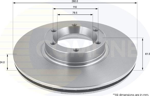 Comline ADC0263V - Kočioni disk www.molydon.hr