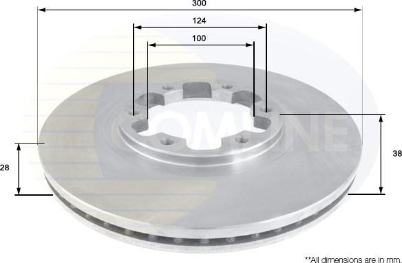 Comline ADC0267V - Kočioni disk www.molydon.hr