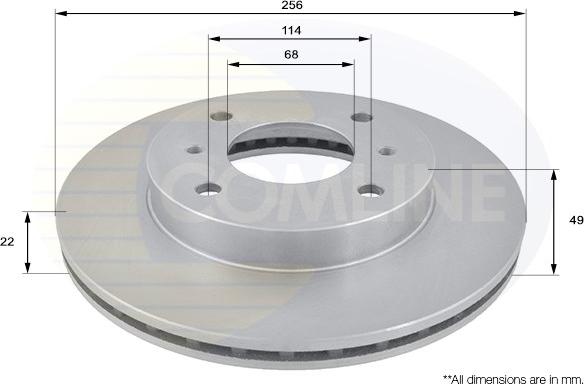 Comline ADC0219V - Kočioni disk www.molydon.hr