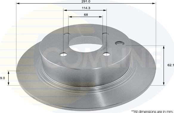 Comline ADC0283 - Kočioni disk www.molydon.hr