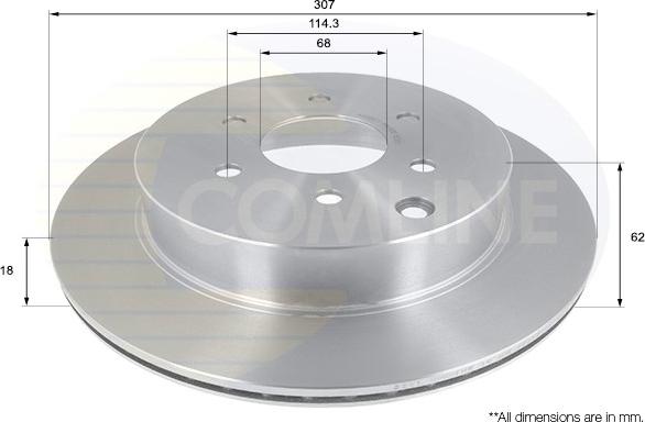 Comline ADC0282V - Kočioni disk www.molydon.hr