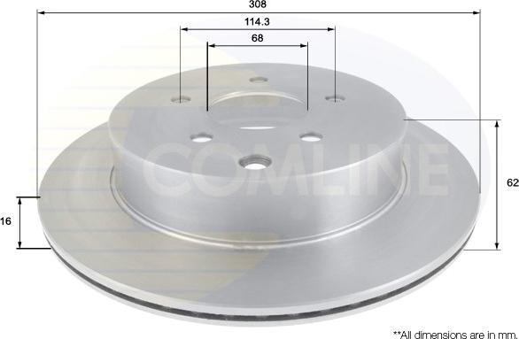 Comline ADC0271V - Kočioni disk www.molydon.hr