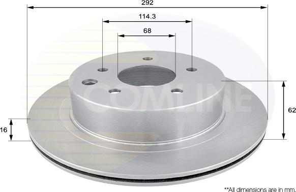 Comline ADC0272V - Kočioni disk www.molydon.hr