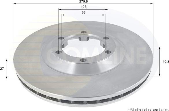 Comline ADC0709V - Kočioni disk www.molydon.hr