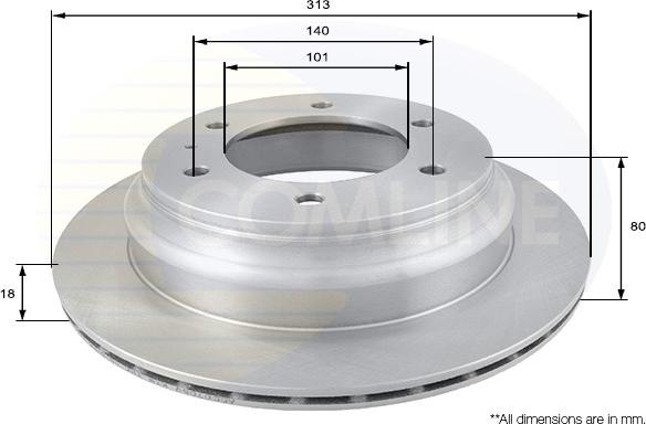 Comline ADC0708V - Kočioni disk www.molydon.hr