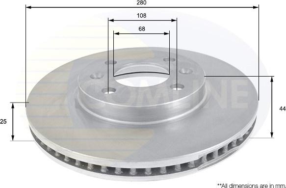 Comline ADC1901V - Kočioni disk www.molydon.hr