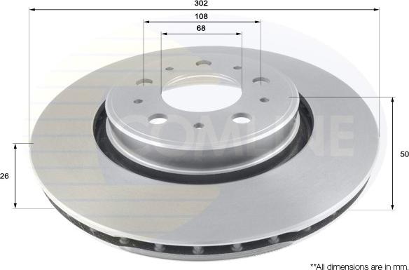 Comline ADC1915V - Kočioni disk www.molydon.hr