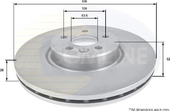 Comline ADC1924V - Kočioni disk www.molydon.hr