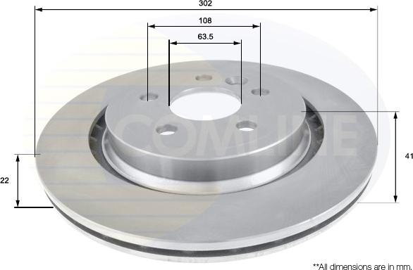 Comline ADC1921V - Kočioni disk www.molydon.hr