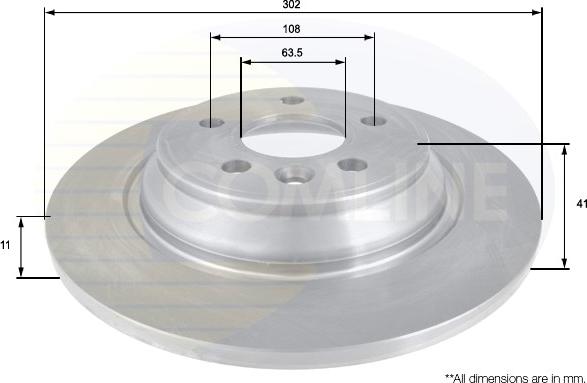 Comline ADC1922 - Kočioni disk www.molydon.hr