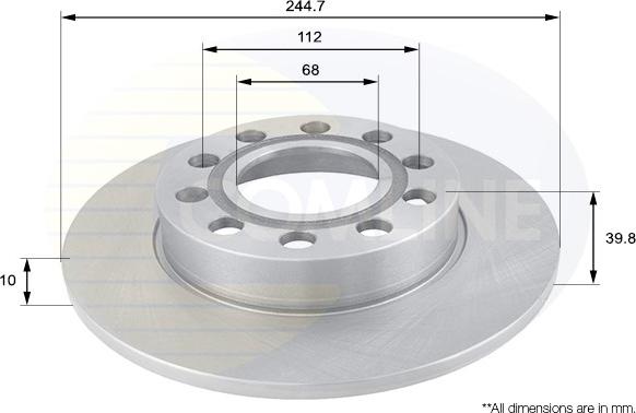 Comline ADC1446 - Kočioni disk www.molydon.hr