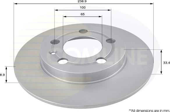 Comline ADC1443 - Kočioni disk www.molydon.hr