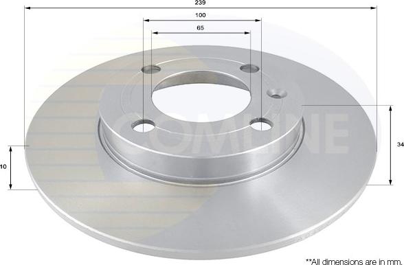 Comline ADC1442 - Kočioni disk www.molydon.hr