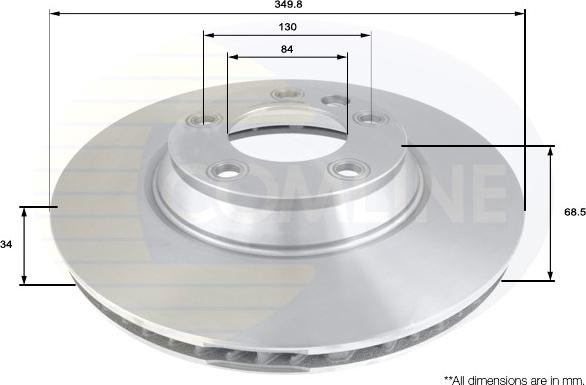 Comline ADC1459V - Kočioni disk www.molydon.hr