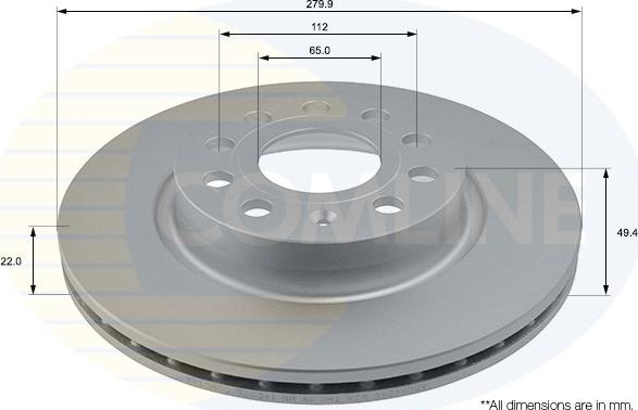 Comline ADC1456V - Kočioni disk www.molydon.hr