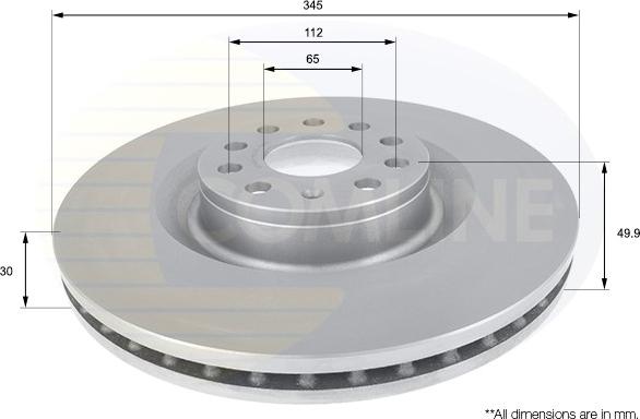 Comline ADC1469V - Kočioni disk www.molydon.hr