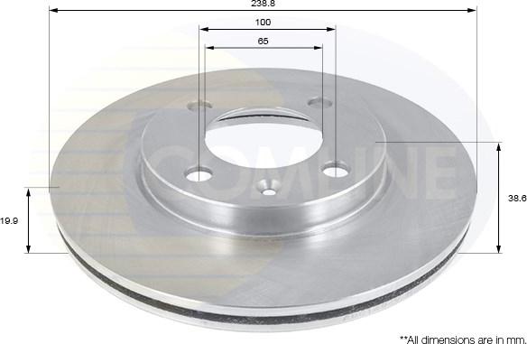 Comline ADC1404V - Kočioni disk www.molydon.hr