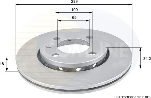 Comline ADC1413V - Kočioni disk www.molydon.hr