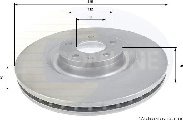 Comline ADC1484V - Kočioni disk www.molydon.hr