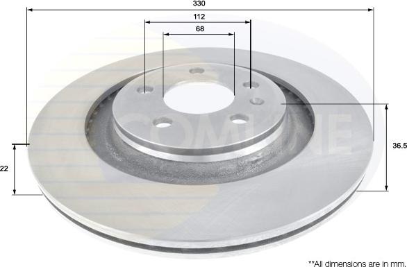 Comline ADC1486V - Kočioni disk www.molydon.hr