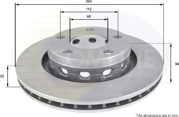 Comline ADC1488V - Kočioni disk www.molydon.hr