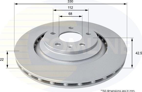 Comline ADC1483V - Kočioni disk www.molydon.hr