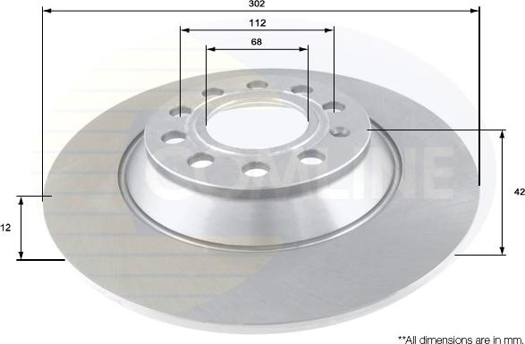 Comline ADC1482 - Kočioni disk www.molydon.hr