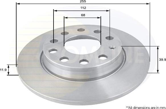 Comline ADC1436 - Kočioni disk www.molydon.hr