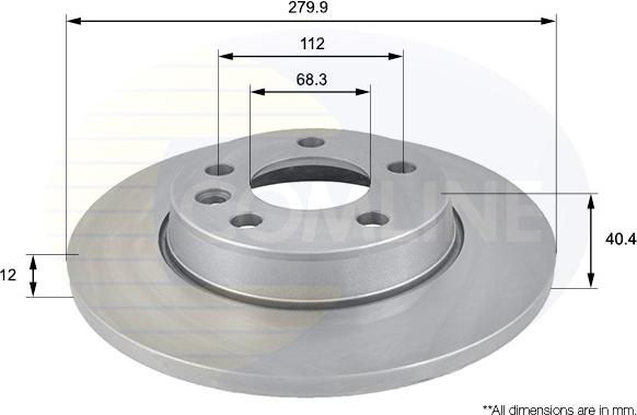 Comline ADC1426 - Kočioni disk www.molydon.hr