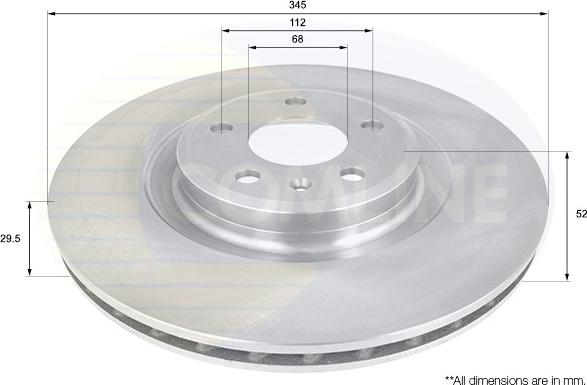 Comline ADC1479V - Kočioni disk www.molydon.hr