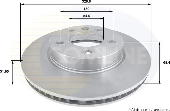 Comline ADC1475V - Kočioni disk www.molydon.hr