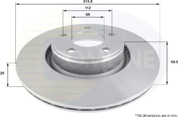 Comline ADC1470V - Kočioni disk www.molydon.hr