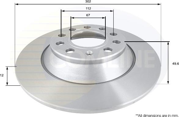 Comline ADC1471 - Kočioni disk www.molydon.hr