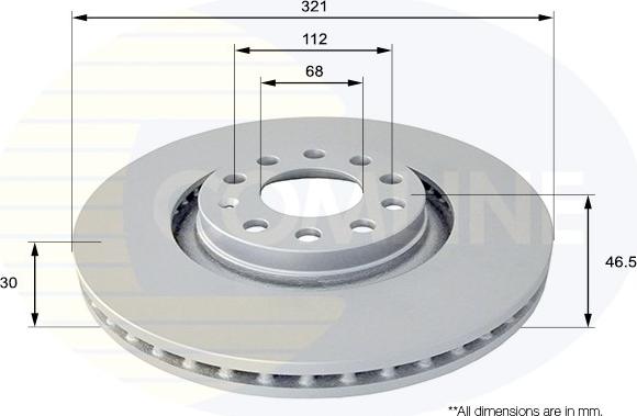 Comline ADC1473V - Kočioni disk www.molydon.hr