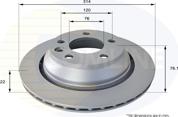 Comline ADC1472V - Kočioni disk www.molydon.hr