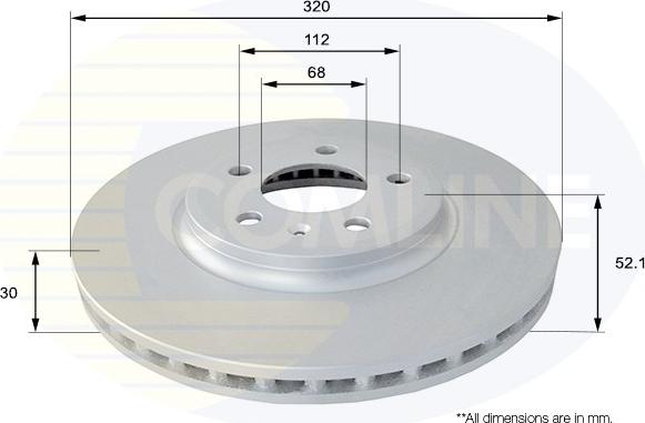 Comline ADC1477V - Kočioni disk www.molydon.hr