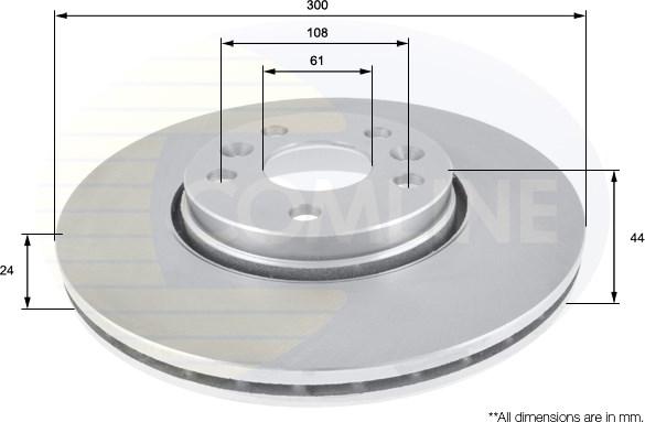 Comline ADC1599V - Kočioni disk www.molydon.hr