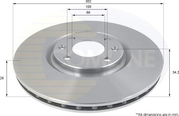 Comline ADC1592V - Kočioni disk www.molydon.hr